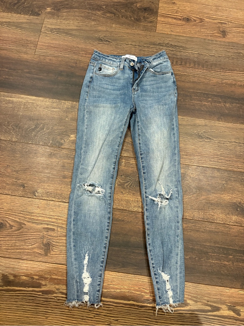 KanCan Light Blue Distressed Skinny Jeans